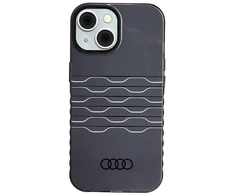 Dėklas Apple iPhone 13 / 14 / 15 Audi IML MagSafe (AU-IMLMIP15-A6/D3-BK) juodos spalvos