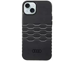 Dėklas Apple iPhone 15 Plus / 14 Plus Audi IML MagSafe (AU-IMLMIP15M-A6/D3-BK) juodos spalvos