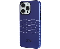 Dėklas Apple iPhone 15 Pro Max Audi IML MagSafe (AU-IMLMIP15PM-A6/D3-BE) mėlynos spalvos