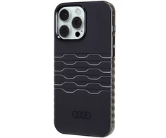 Dėklas Apple iPhone 15 Pro Max Audi IML MagSafe (AU-IMLMIP15PM-A6/D3-BK) juodos spalvos