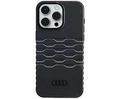 Dėklas Apple iPhone 15 Pro Max Audi IML MagSafe (AU-IMLMIP15PM-A6/D3-BK) juodos spalvos
