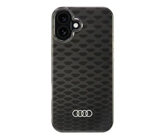 Apple iPhone 16 Plus Audi IML Stitching Pattern MagSafe (AU-IMLMIP16M-Q5/D3-BK) dėklas telefonui juodos spalvos