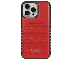 Apple iPhone 14 Pro Audi Synthetic odinis dėklas MagSafe (AU-TPUPCMIP14P-GT/D3-RD) raudonos spalvos