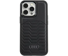 Apple iPhone 13 Pro Max Audi Synthetic odinis dėklas MagSafe (AU-TPUPCMIP13PM-GT/D3-BK) juodos spalvos