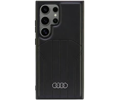 Samsung Galaxy S24 Ultra Audi Synthetic odinis MagSafe Dėklas (Synthetic) juodos spalvos
