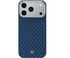 Benks Magnetic Armor Air Armor Grid Kevlar Metal Frame 600D (C.K.FL.AP.BE.0072) dėklas skirtas Iphone 18 Pro/17 Pro mėlynas