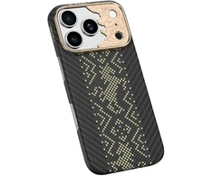 Benks Dėklas Magnetic Armor Air Knight Kevlar Metal Frame (C.K.FL.AP.GD.X072) do Iphone 18 Pro/17 Pro juoda