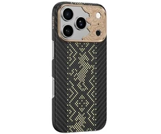 Benks Dėklas Magnetic Armor Air Knight Kevlar Metal Frame (C.K.FL.AP.GD.X072) do Iphone 18 Pro/17 Pro juoda