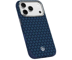 Benks Dėklas Magnetic Armor Grid Edge X9 Kevlar Metal Frame (C.K.FL.AP.BE.X073) do Iphone 18 Pro Max/17 Pro Max mėlyna