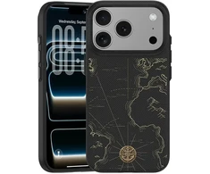 Dėklas Benks ArmorEdge X1 Air Navigator Kevlar Case (C.K.FL.AP.SJ.0069) iP18 Pro/17 Pro juoda