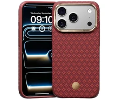 Benks ArmorGrid Edge X9 Air Navigator Kevlar Dėklas (C.K.FL.AP.RD.X070) iPhone 18 Pro Max/17 Pro Max Sawy raudonos spalvos