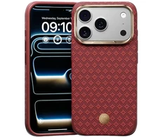 Benks ArmorGrid Edge X9 Air Navigator Kevlar Dėklas (C.K.FL.AP.RD.X069) iPhone 18 Pro/17 Pro Sawy raudonos spalvos