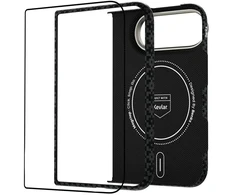 Benks Magnetic Armor Grid Air Grand Combo dėklas (C.K.FL.AP.BK.B079) skirtas iPhone Duo juodas