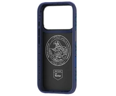 Benks Dėklas Magnetic Armor Grid Edge X9 Kevlar Metal Frame (C.K.FL.AP.BE.X072), skirtas Iphone 18 Pro/17 Pro, mėlynas