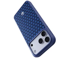 Benks Dėklas Magnetic Armor Pro Armor Grid Kevlar Metal Frame 600D (C.K.FL.AP.BE.B072) iPhone 18 Pro/17 Pro mėlynas (Camera Control Button)