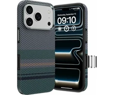 Benks Dėklas Magnetic Armor Pro Aurora Kevlar 600D (C.K.FL.AP.SR.A073) iPhone 18 Pro Max/17 Pro Max (Fotoaparato valdymo mygtukas)