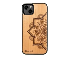 Bewood Mandala Apple Tree Wooden Apple iPhone 14 Plus - dėklas telefonui šviesiai rudos spalvos