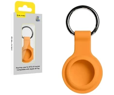 Blavec dėklas-raktų pakabukas BTG-01 lokalizatoriui universalus oranžinis