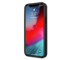 Apple iPhone 12 / 12 Pro BMW dėklas odinis Curve Perforate (BMHCP12MRSPPK) juodos spalvos