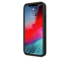Apple iPhone 12 Mini BMW dėklas odinis Curve Perforate (BMHCP12SRSPPK) juodos spalvos