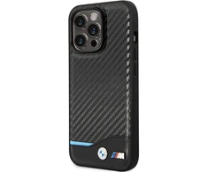 Apple iPhone 13 Pro Max BMW odinis dėklas Carbon (BMHCP13X22NBCK) juodos spalvos