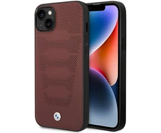 Apple iPhone 14 BMW odinis dėklas Seats Pattern MagSafe (BMHCP14S22RPSR) burgundy