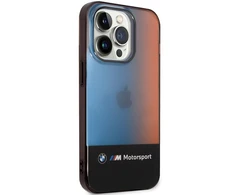 BMW pusės trispalvis dėklas, skirtas iPhone 14 Pro Max 6.7" - Juodas