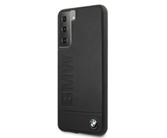 Samsung Galaxy S21 Plus BMW dėklas Signature Logo Imprint (BMHCS21MSLLBK) juodos spalvos