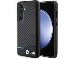 Samsung Galaxy S24 BMW odinis dėklas Carbon (BMHCS24S22NBCK) juodos spalvos