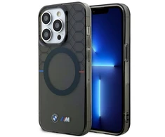 Dėklas Apple iPhone 13 Pro Max BMW Pattern MagSafe (BMHMP13XHGPK) pilkos spalvos