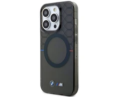 Dėklas Apple iPhone 13 Pro Max BMW Pattern MagSafe (BMHMP13XHGPK) pilkos spalvos