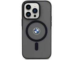 Apple iPhone 14 plus BMW dėklas Signature MagSafe (BMHMP14MDSLK) juodos spalvos
