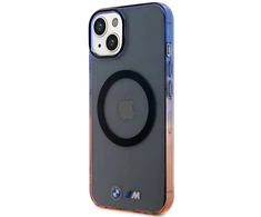 Apple iPhone 14 BMW dėklas Gradient Bumper MagSafe (BMHMP14SHTGE) pilkos spalvos