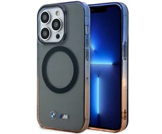 Apple iPhone 14 Pro Max BMW dėklas Gradient Bumper MagSafe (BMHMP14XHTGE) pilkos spalvos