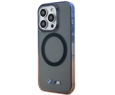Apple iPhone 14 Pro Max BMW dėklas Gradient Bumper MagSafe (BMHMP14XHTGE) pilkos spalvos