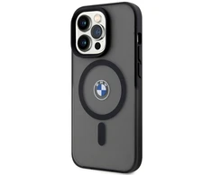 Apple iPhone 15 Pro BMW dėklas IML Signature MagSafe (BMHMP15LDSLK) juodos spalvos