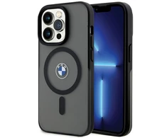 Apple iPhone 15 Pro BMW dėklas IML Signature MagSafe (BMHMP15LDSLK) juodos spalvos