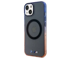 BMW Gradient Bumper MagSafe Apple iPhone 15 Plus / 14 Plus - dėklas telefonui pilkos spalvos