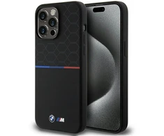 BMW M Silikoninis Pattern MagSafe Apple iPhone 15 Pro Max - dėklas telefonui juodos spalvos