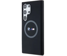 BMW M silikoninis Printed Ring MagSafe Samsung Galaxy S24 Ultra - dėklas telefonui juodos spalvos