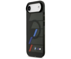 BMW M IML Metal Mygtukai Tricolor Lines MagSafe dėklas skirtas Apple iPhone Air Juodas