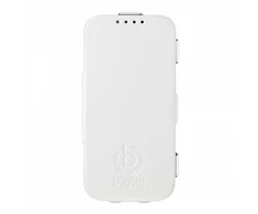 Dėklas Bugatti Bugatti UltraThin Book i9195 S4 mini whi 08331