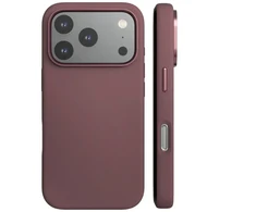 Dėklas Araree Typo Skin M MagSafe do iPhone 18 Pro / 17 Pro bordo spalvos