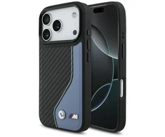 BMW M anglies pluošto logotipo „MagSafe“ dėklas, skirtas „iPhone 17 Pro“ - Mėlyna