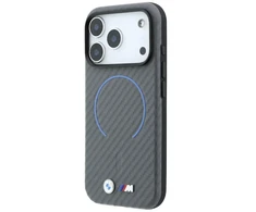 Dėklas BMW M Carbon Printed Ringl MagSafe do iPhone 18 Pro / 17 Pro antracito