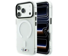 BMW M IML matinio metalo logotipas ir apdaila MagSafe dėklas iPhone 18 Pro / 17 Pro - Permatomas