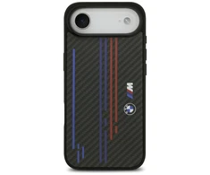 Dėklas BMW M Kevlar Lines &amp; Logo MagSafe skirtas Apple iPhone Air juodos spalvos