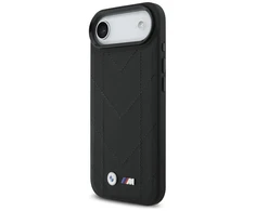 Dėklas BMW M Quilted Logo MagSafe skirtas Apple iPhone 17 Air juodos spalvos