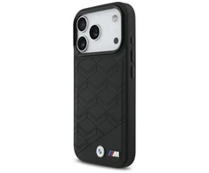 Dėklas BMW M Shape Logo MagSafe skirtas Apple iPhone 17 Pro juodos spalvos