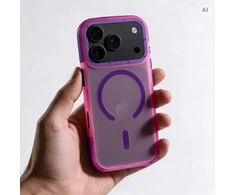 Dėklas Case for iPhone 12 / 12 Pro Forcell F-Protect Vivid Premium compatible with MagSafe pink